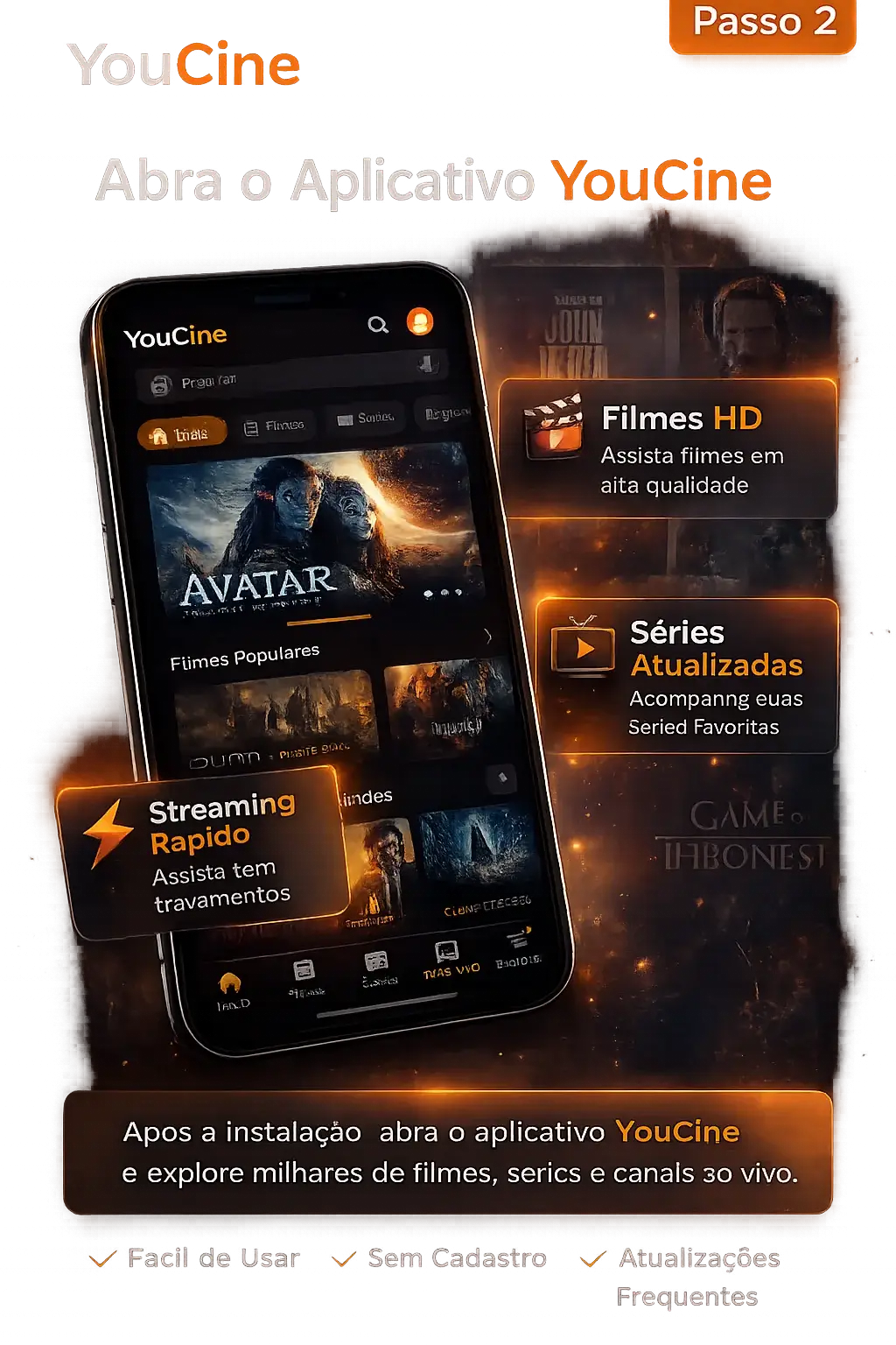 YouCine APK Baixar Filmes e TV Grátis para Android 19 instal guied